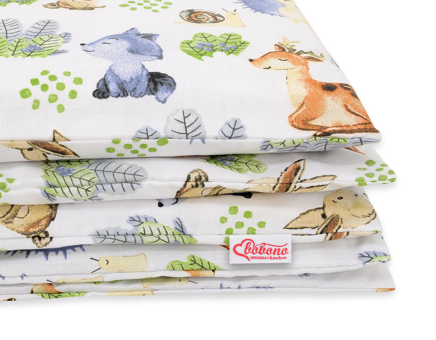 Baby cotton bedding set 2-pcs 120x90 cm- Forest Adventure – afbeelding 3
