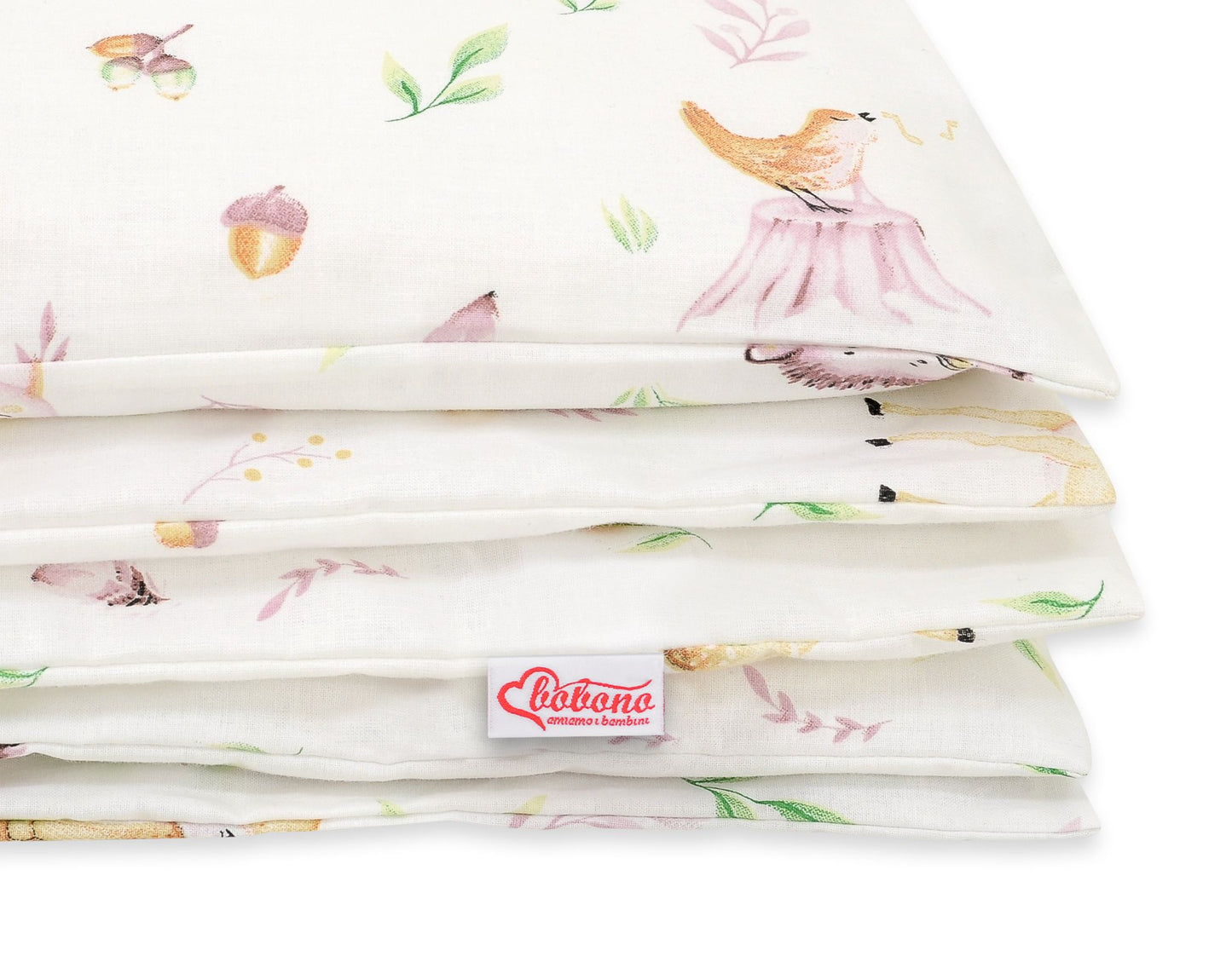 Baby cotton bedding set 2-pcs 120x90 cm- forest softness – afbeelding 3