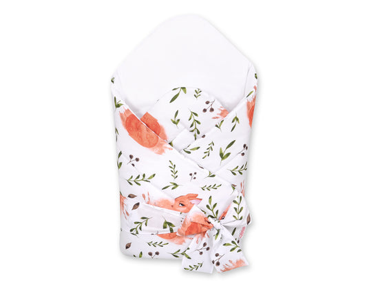 Baby nestje 2in1 with stiffening with bow - white squirrel – afbeelding 1