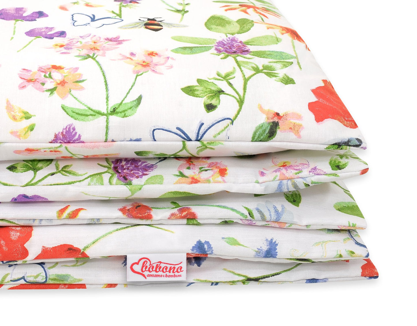 Baby cotton bedding set 2-pcs 135x100 cm- meadow – afbeelding 4