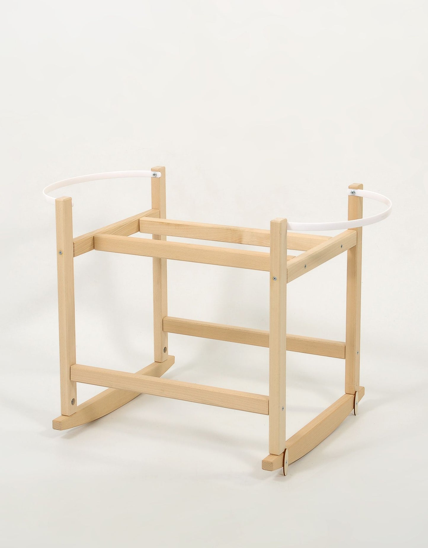 Wooden Mozes mand cradle BOHO - natural – afbeelding 1