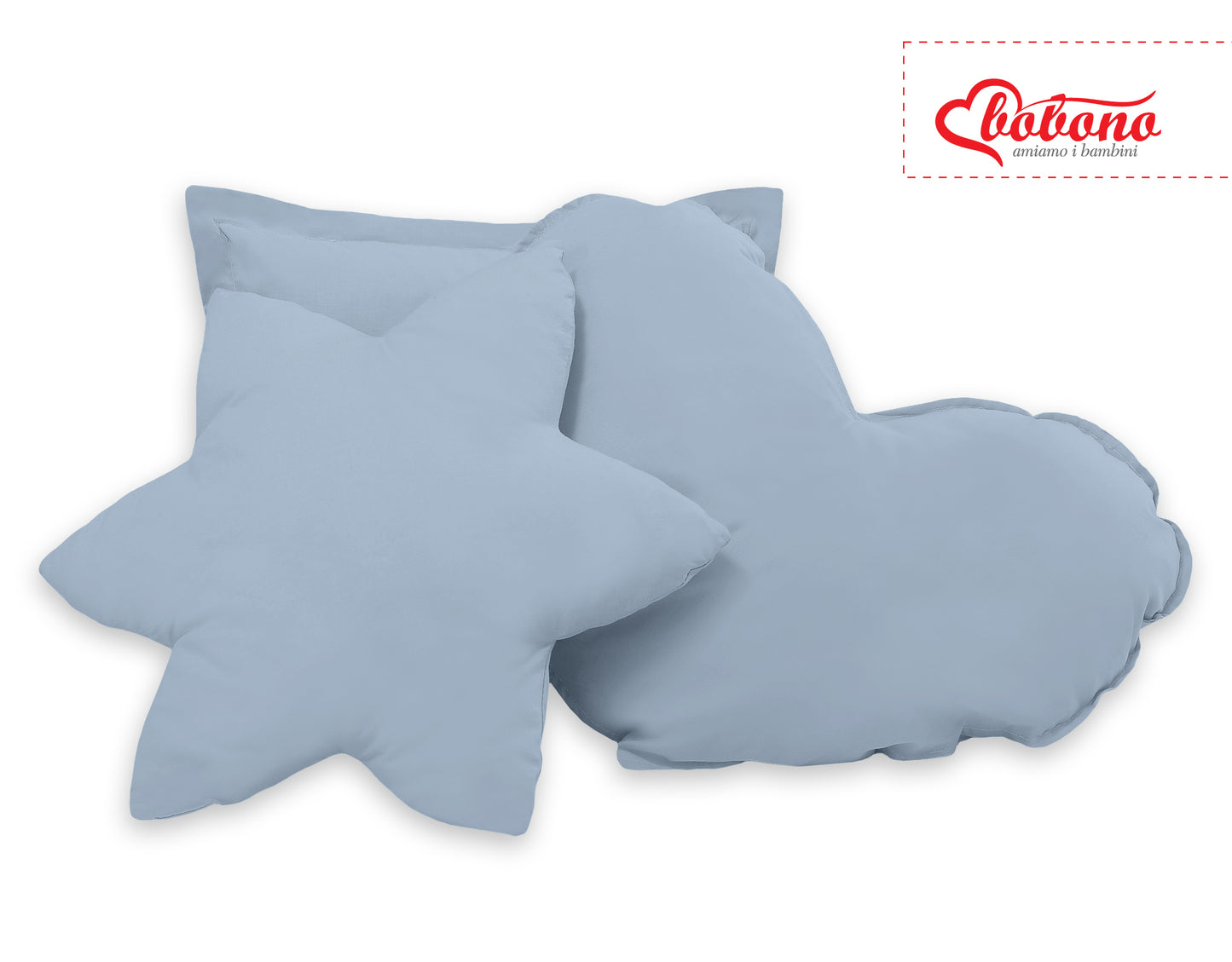 3pcs kussen set - pastel blue – afbeelding 2