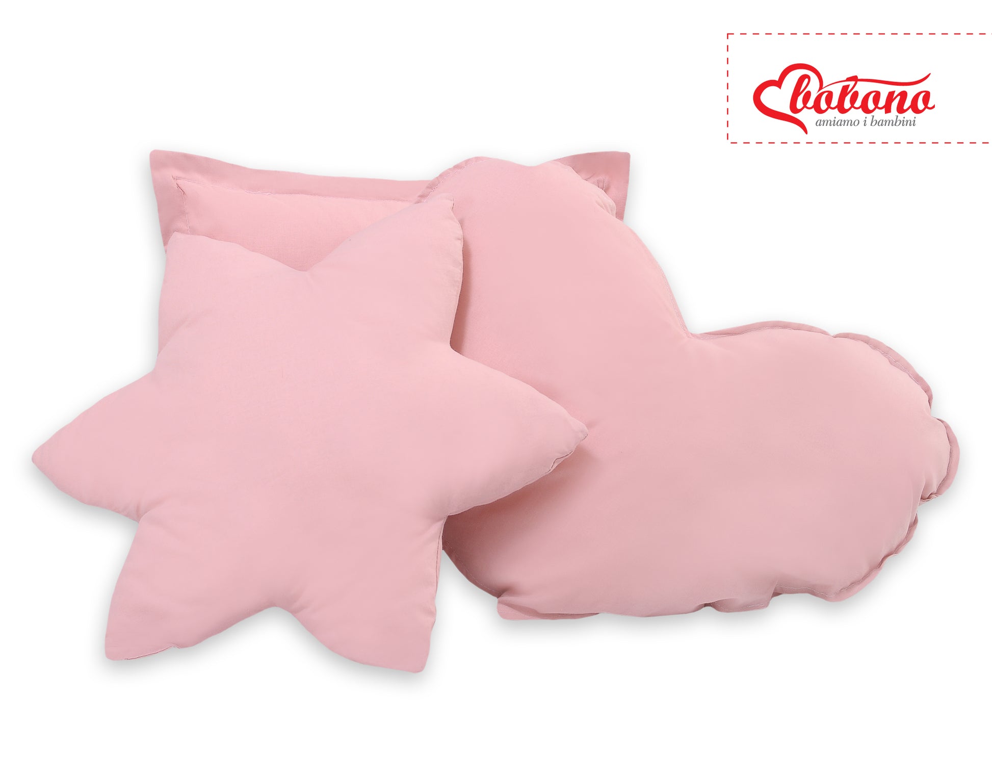 3pcs kussen set - pastel pink – afbeelding 2