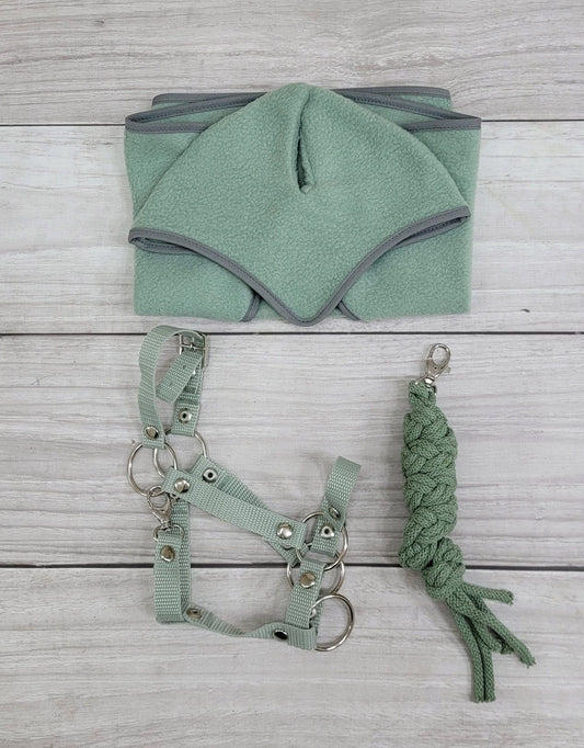 The adjustable halter for Hobby Horse A3 - sage – afbeelding 2